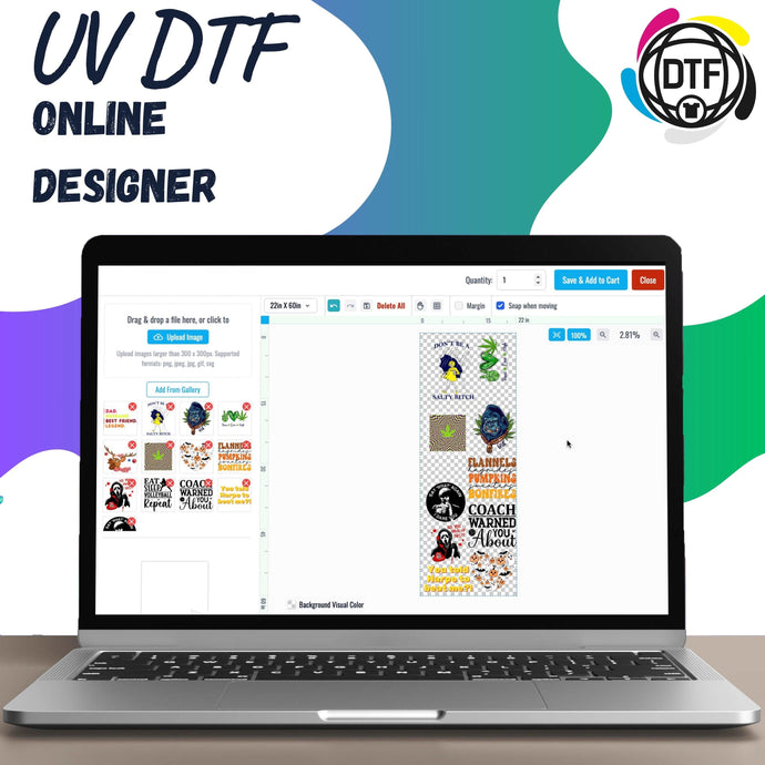 UV / DTF DTF Gang Sheet Builder - Multiple Sizes