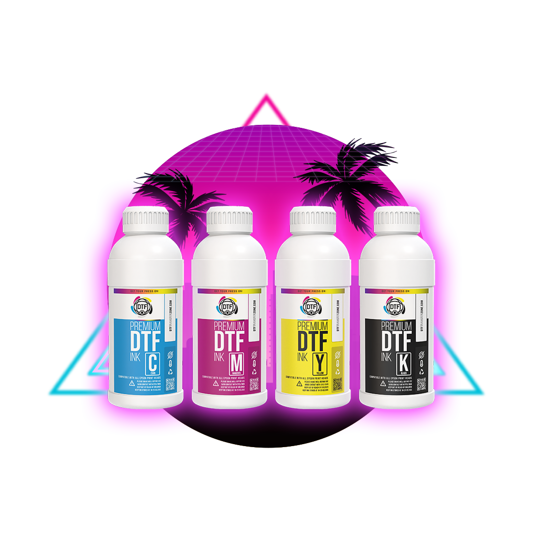 Premium CMYK DTF Ink - 1 liter